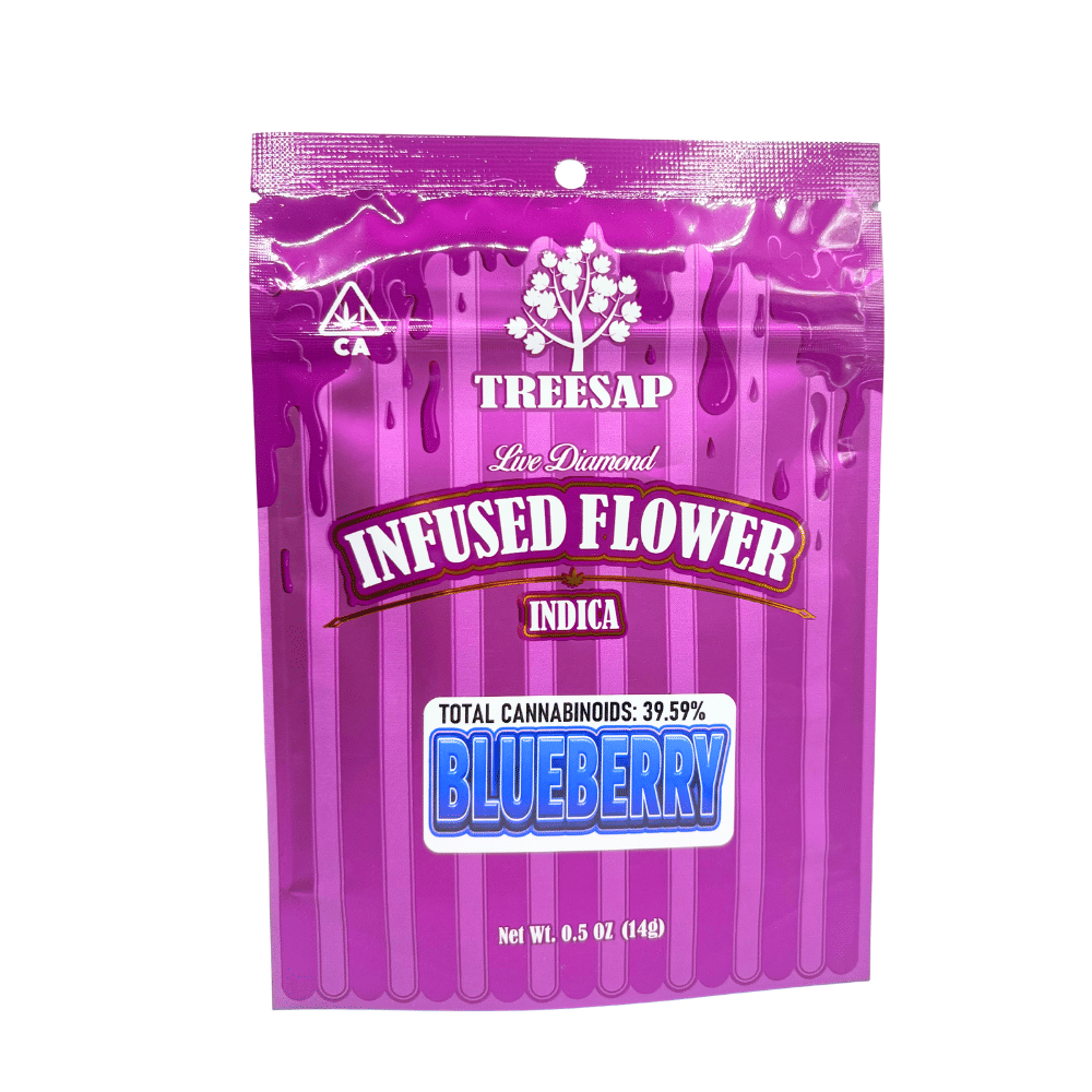Treesap Infused Shake | 14g - Blueberry - Live Diamond Infused - Indica - Treesap -  - $18 - Flowers