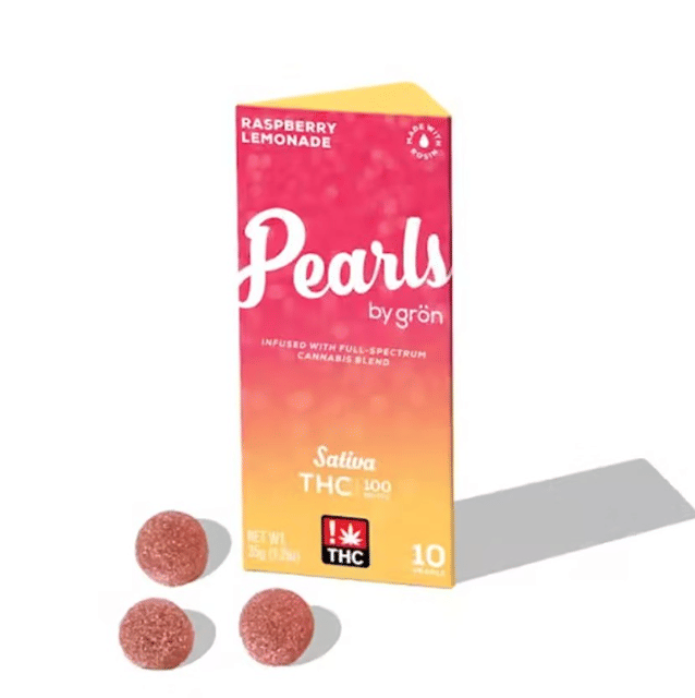 Gron Pearls - Raspberry Lemonade Gummies - 100mg *BOGO EVERYDAY*