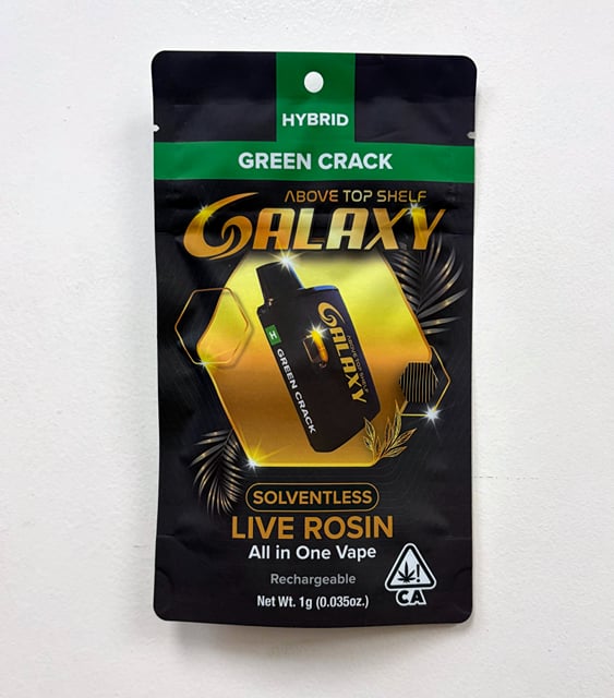 Green Crack | 1g Live Rosin AIO