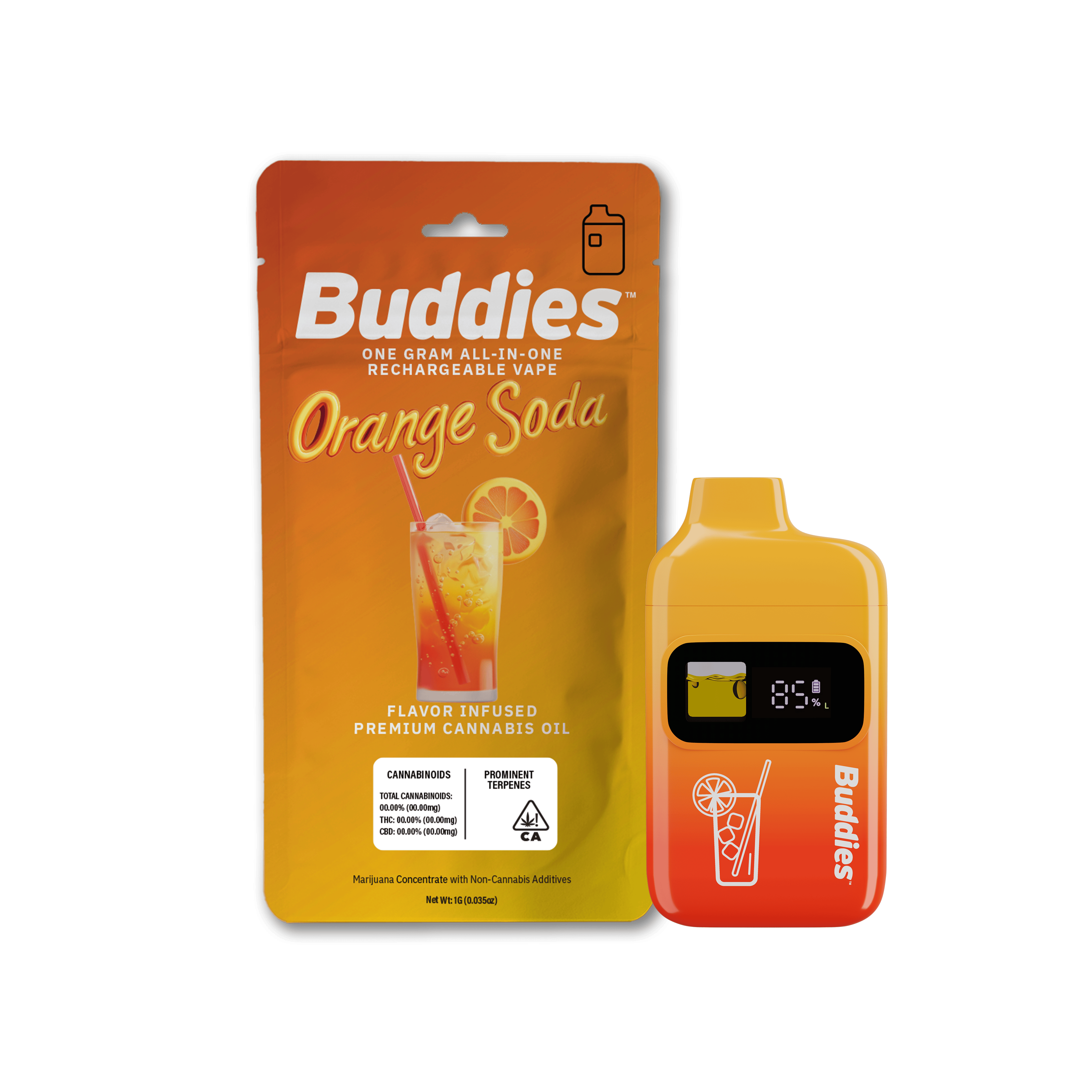 Buddies: Orange Soda - Palm Style Flavor