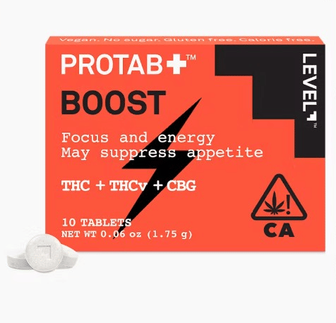 Level Protab - Boost 100 - THC/THCV/CBG - 1 Tablet - Level -  - $4.99 - Edibles