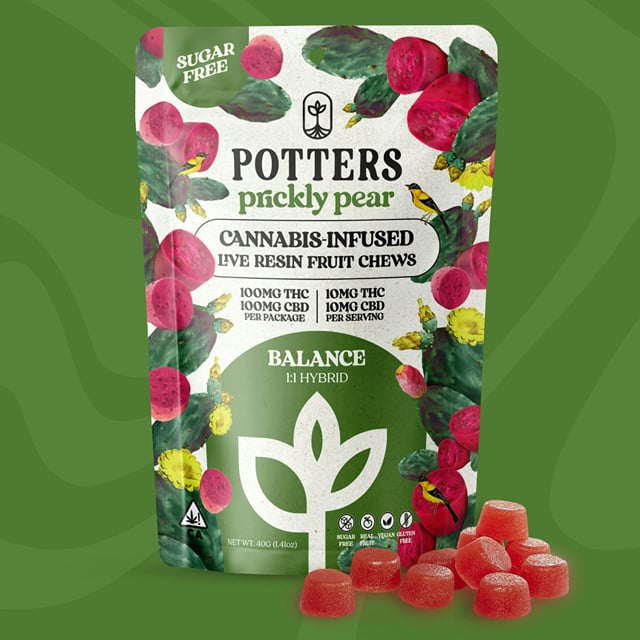 Prickly Pear | Sugar-Free Gummies | 1:1 THC:CBD