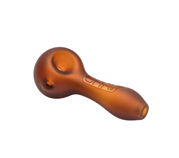 Classic Sandblast Spoon | Amber Hand Pipe