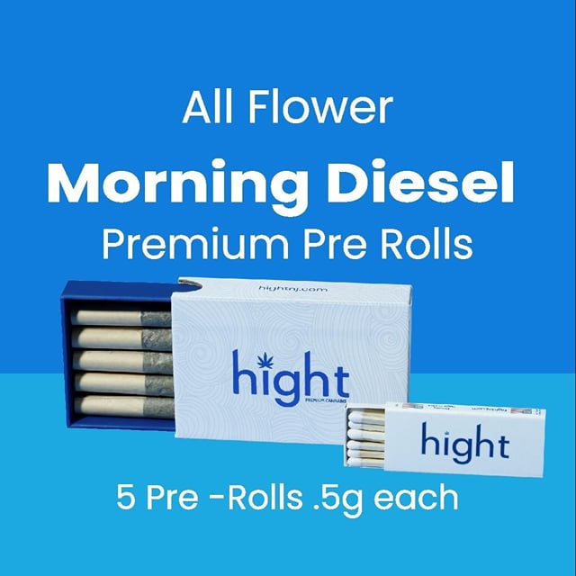 Morning Diesel 5pk Pre- Rolls (2.5g)
