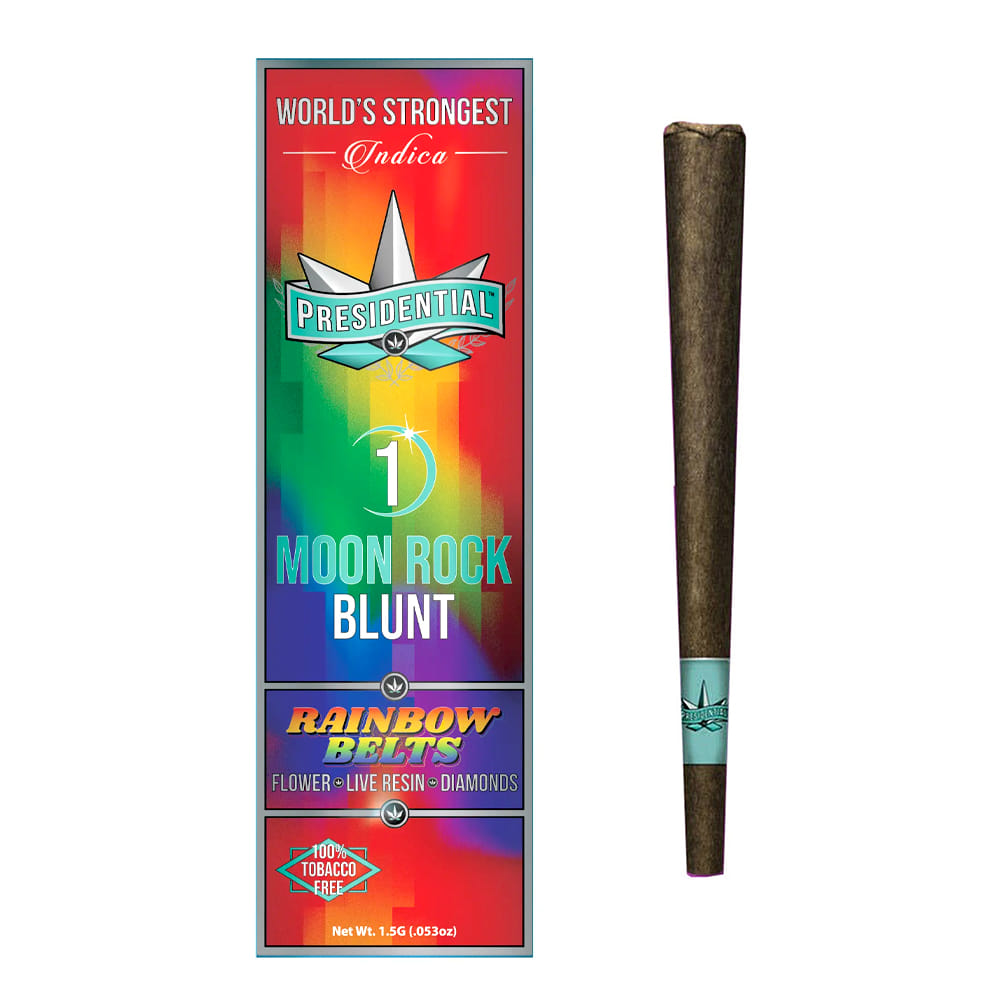 Presidential: Rainbow Belts Moon Rock Blunt