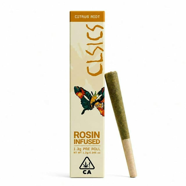 CLSICS - Citrus Riot - Rosin Infused Joint - 1.3g