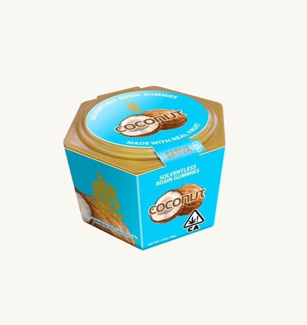 Dee Thai | Active Coconut Gummies | 100mg | 10ct | 10mg/ea