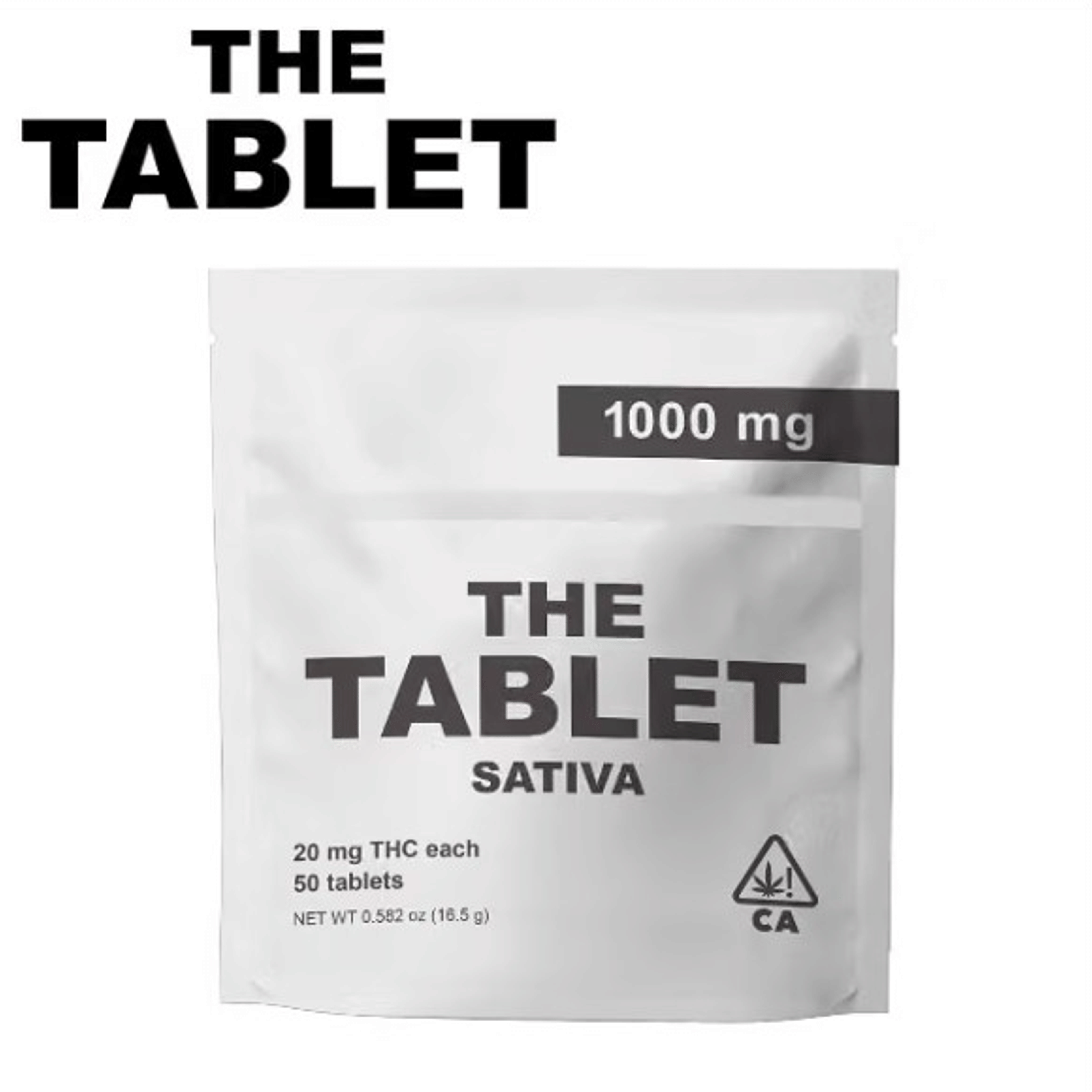 The Tablet - Sativa - 50 Tablets (20mg each) - 1000mg - The Tablet - 20mg Sativa - $45.99 - Edibles
