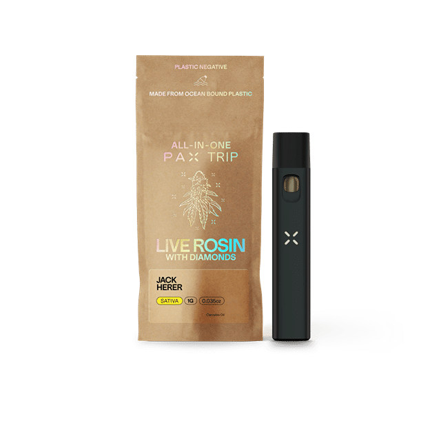 Jack Herer | Live Rosin with Diamonds Disposable | 1g