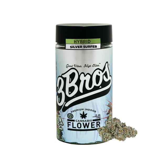 3 Bros | Indoor Flower | 14g | Silver Surfer | Hybrid
