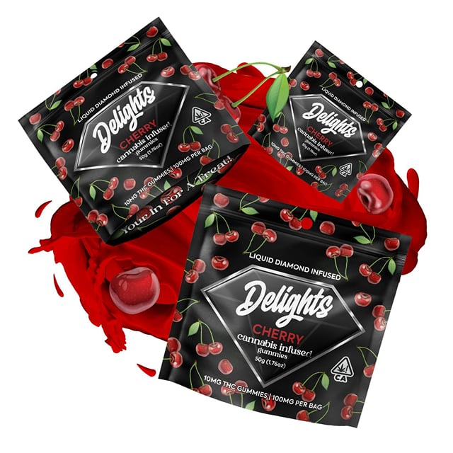 Delights - Diamond Infused Cherry Gummies