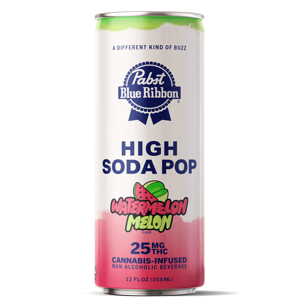 Pabst Blue Ribbon: Watermelon Melon High Soda