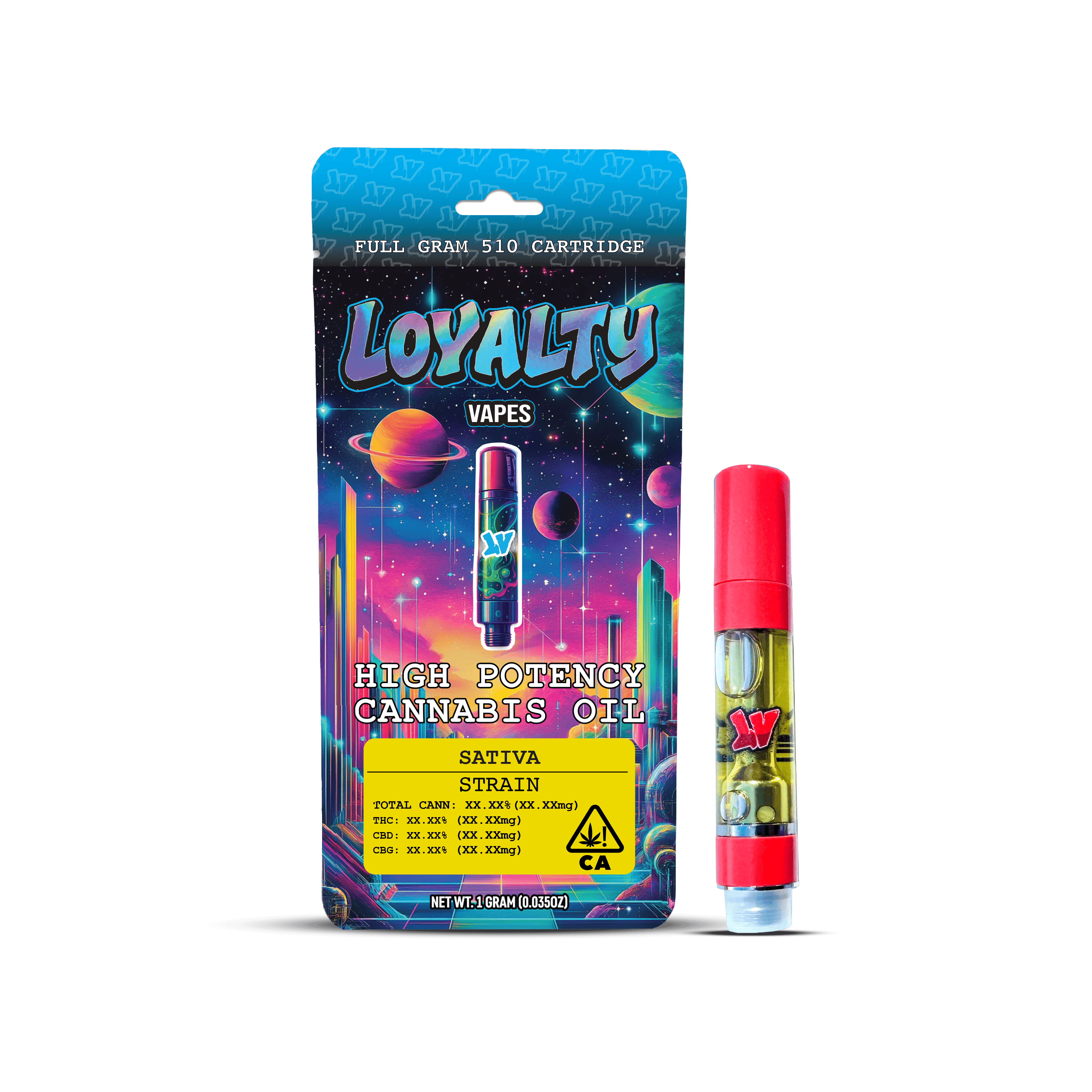 Loyalty Vapes: Lemon Drop - High Potency Cannabis Oil