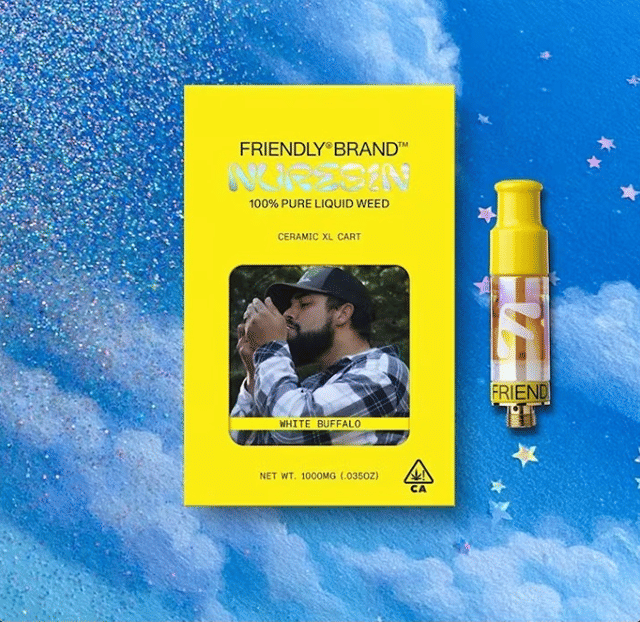 Friendly - White Buffalo - Nucleus Nu-Resin Cart - 1g