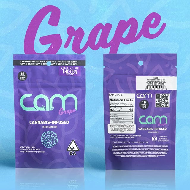 CAM | Grape Gummies | 100mg