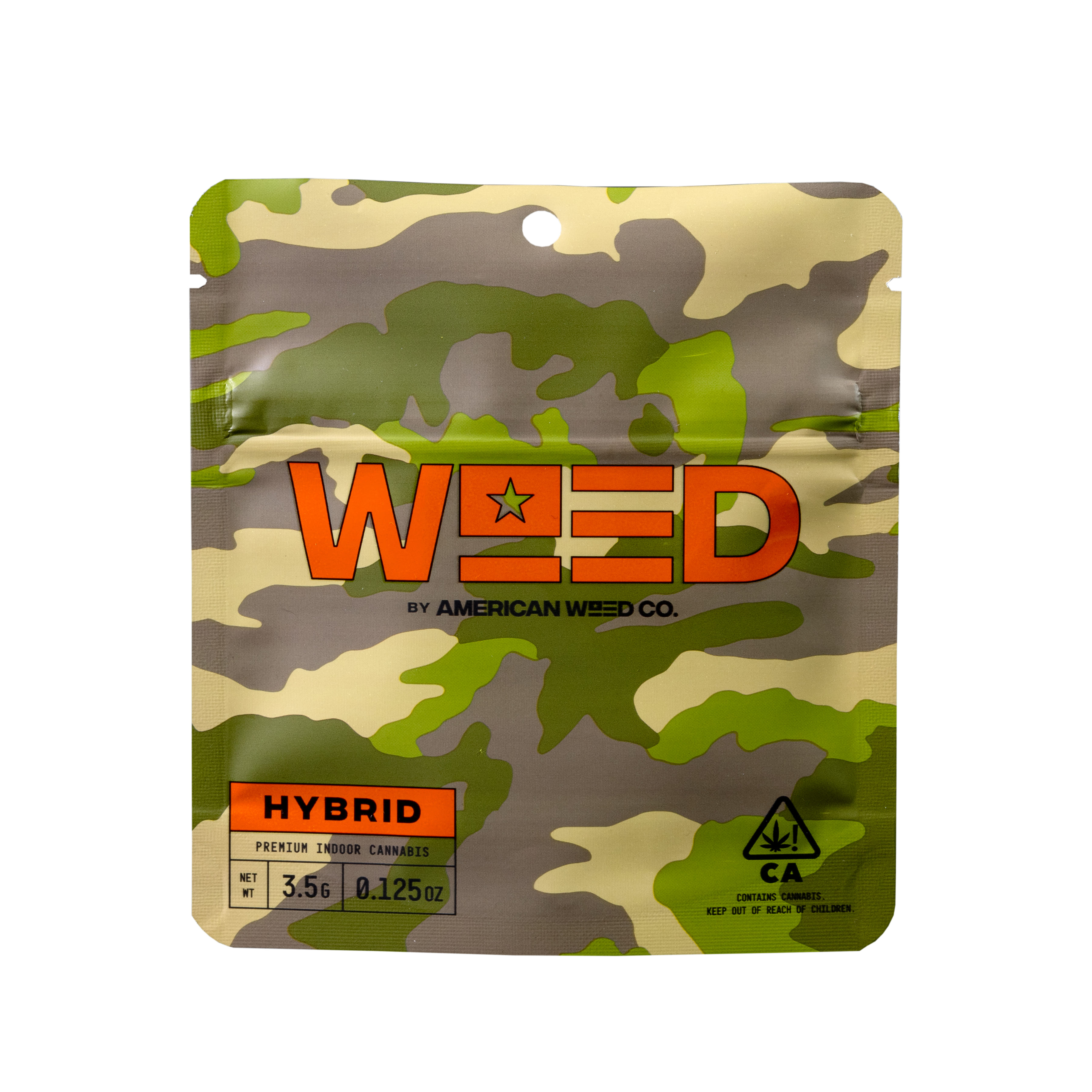American Weed Company: 3.5g Snowcap Hybrid Flower - 1/8