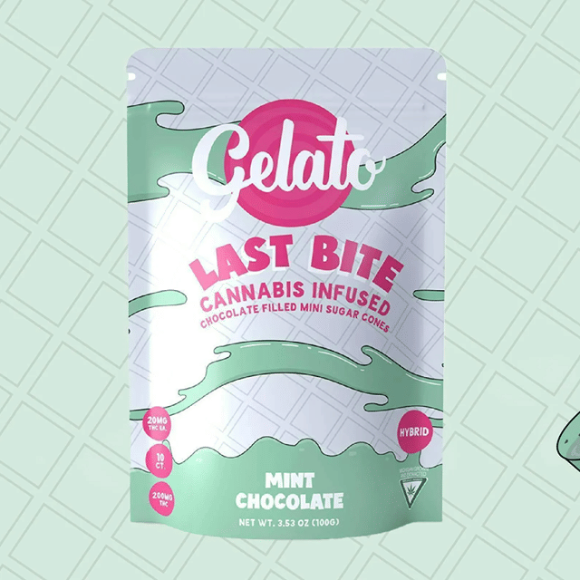 Last Bite Mini Cones 200mg - Mint Chocolate