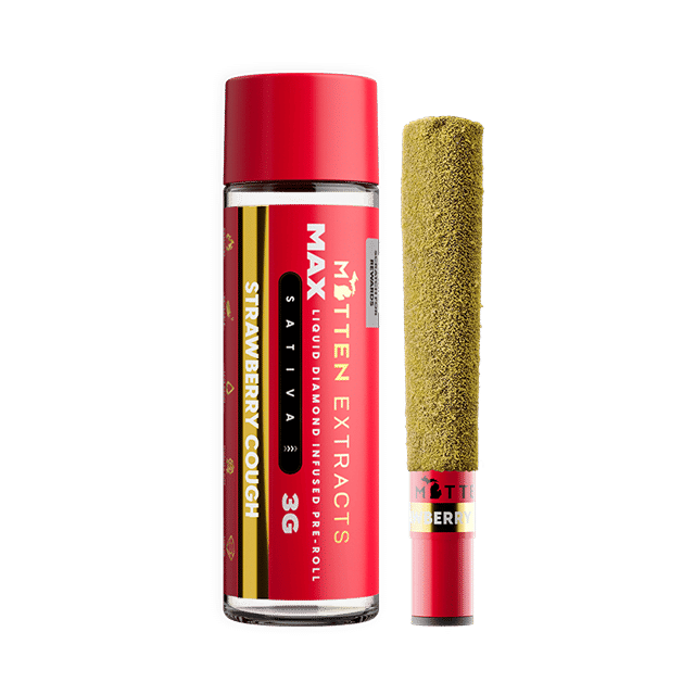 MAX Infused Pre Roll 3g - Strawberry Cough