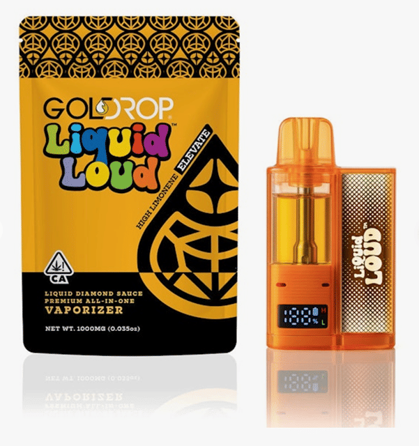 GoldDrop: California Orange | 1.5g Live Diamond Sauce All in One Vape Pen