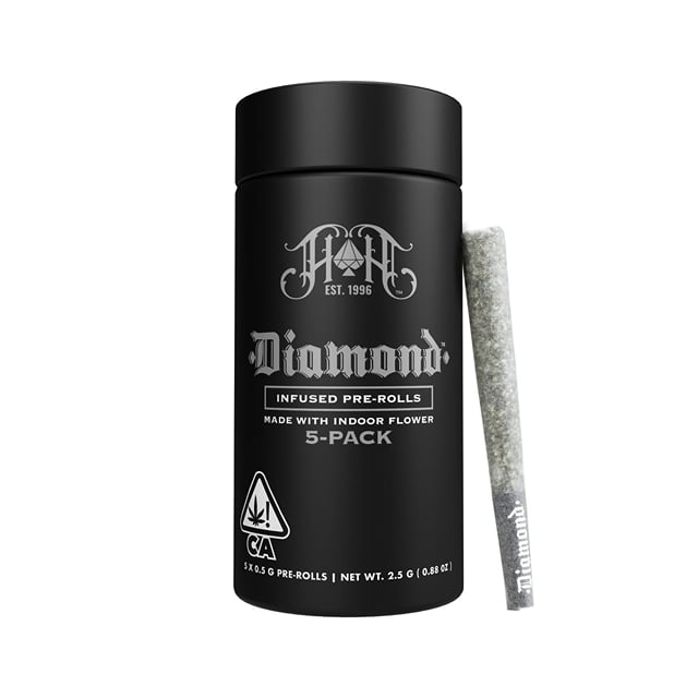 CAM: Lady Pink - Diamond Infused Pre-Rolls | 2.5G 5-Pack