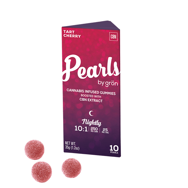 Pearls 10pk Gummies | Tart Cherry 10:1 CBN:THC