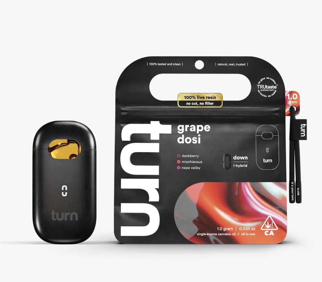 Turn AIO - Grape Dosi - Live Resin TurnOne - 1g