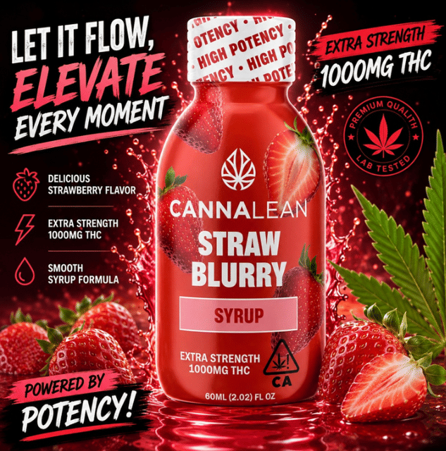 Cannalean: Strawblurry Syrup