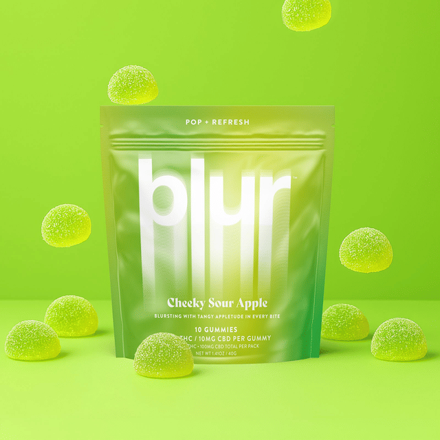 Cheeky Sour Apple 10pk Gummies (100mg)