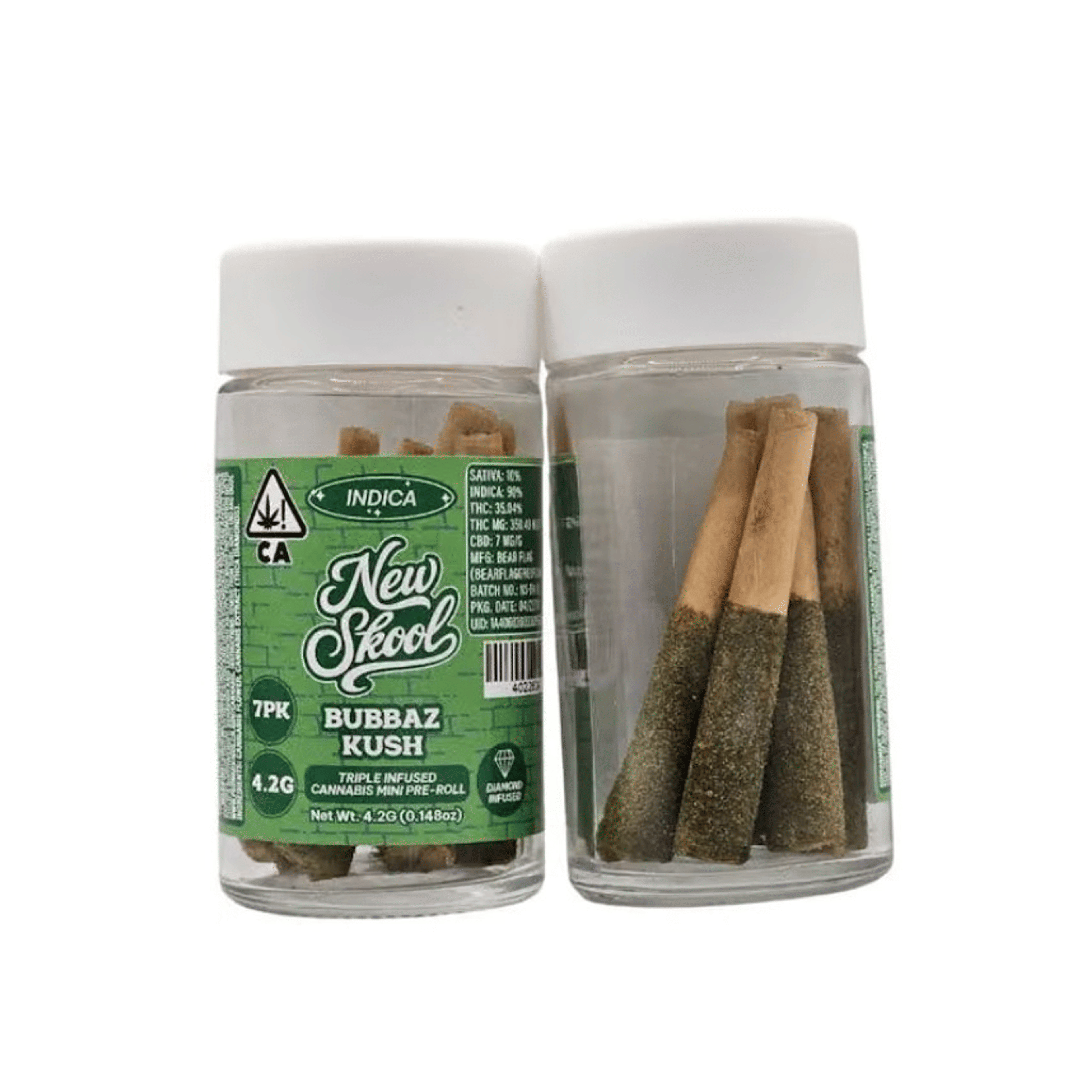 New Skool - Northern Lights - Infused Pre-Roll 7-Pack - 4.2g | BOGO EVERYDAY - New Skool - NL - Infused PR PK - 4.2g - $34.99 - Pre-Roll Packs