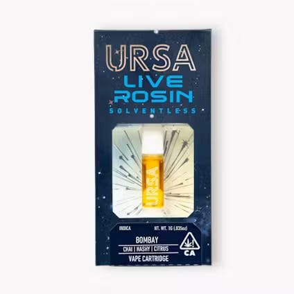 Bombay Liquid Rosin Cartridge 1g