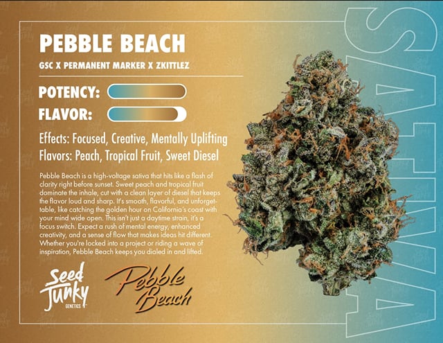Seed Junky |1g - Pebble Beach - Pre-Roll - Hybrid