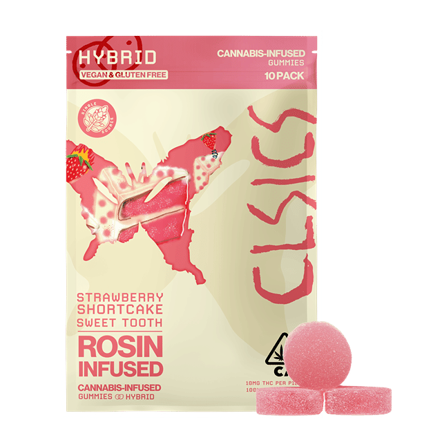 Strawberry Shortcake Sweet Tooth - Live Rosin Infused Gummies - 10ct