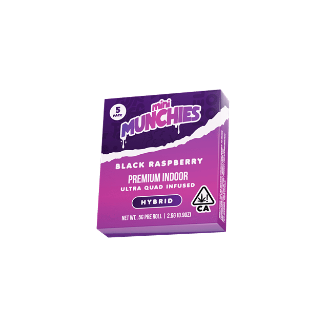 Black Raspberry | .5g x 5 Infused Pre-Roll Pack