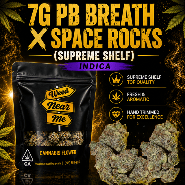 WeedNearMe 7G | Peanut Butter Breath x Space Rocks