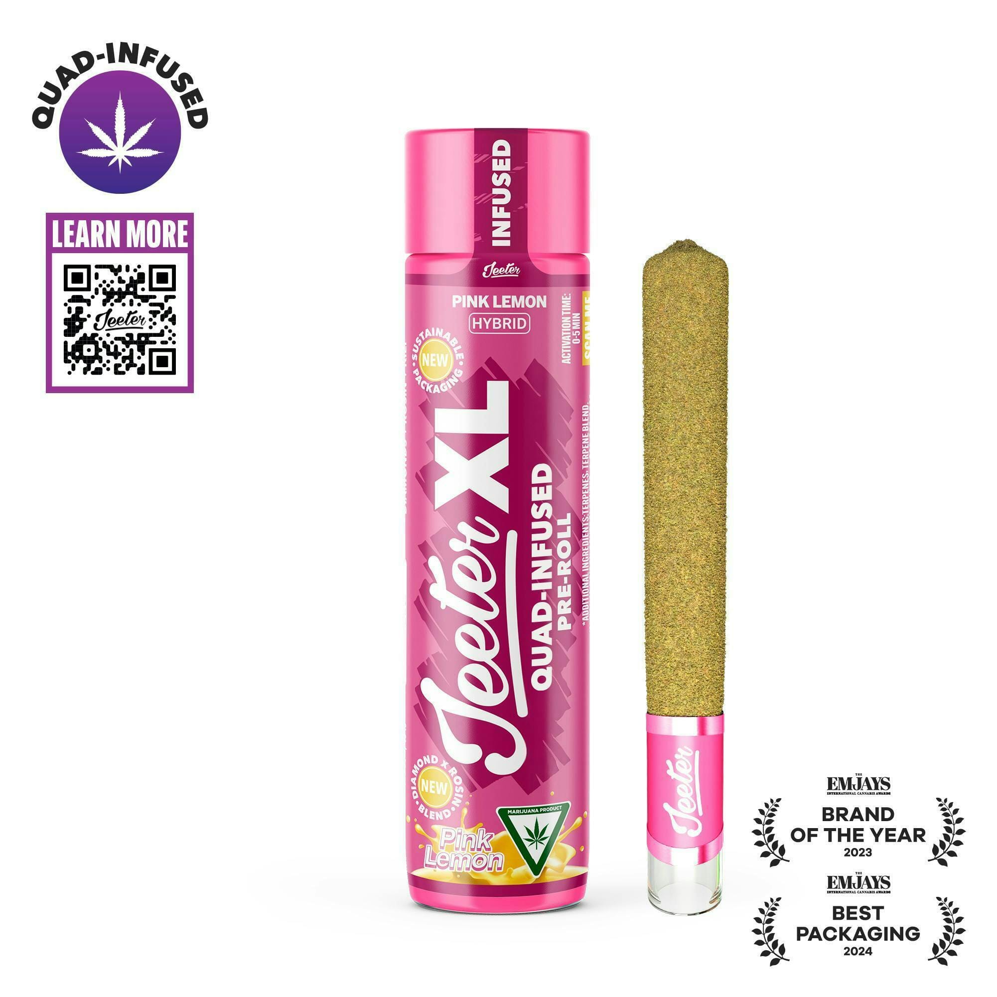Jeeter: Pink Lemon Quad- Xl