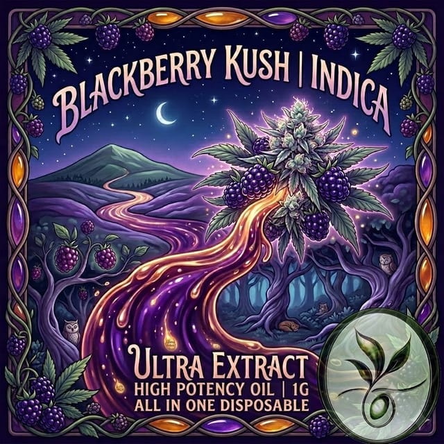 Blackberry Kush- 1g Ultra Extract High Potency Oil