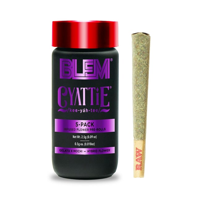 BLEM CYATTIE 5-Pack .5g INFUSED Pre-Rolls