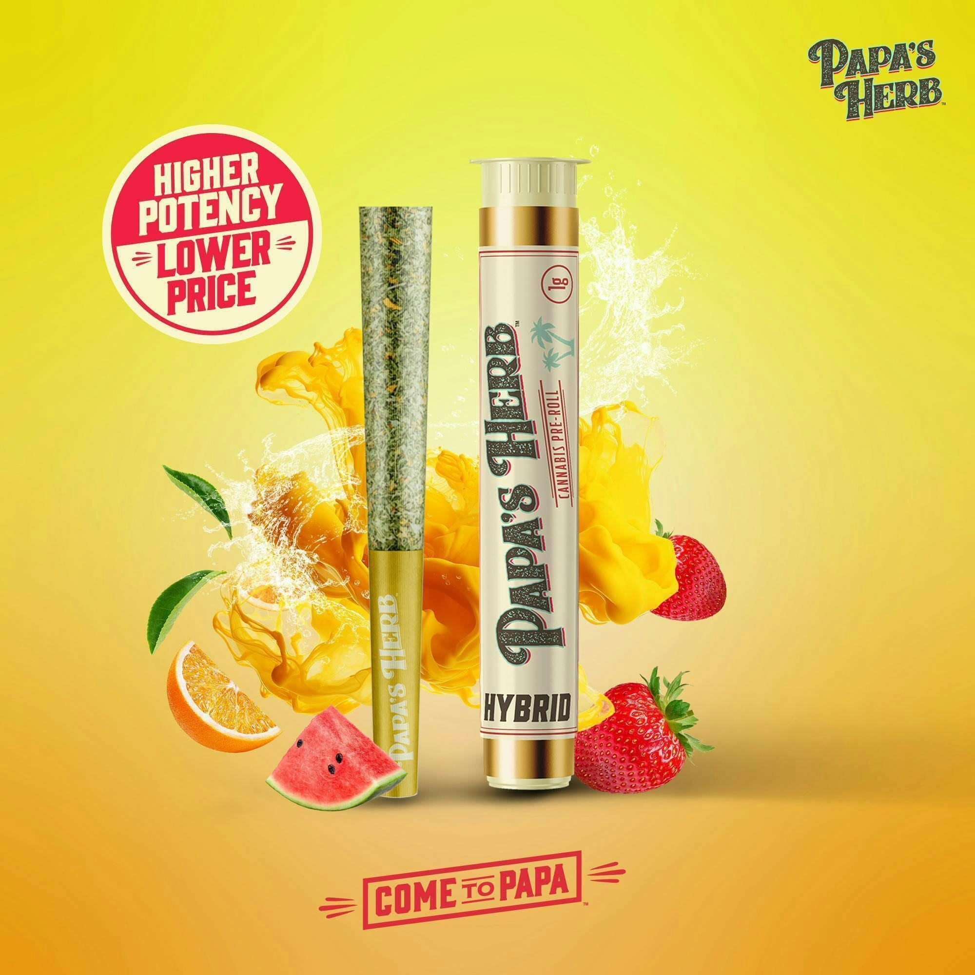 Papa's Herb: Gusherz 1G Preroll
