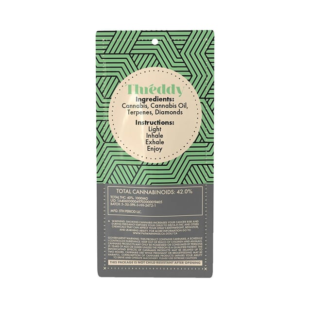 Threddy - 5PK Infused Joints -Hawaiian Haze -2.5G