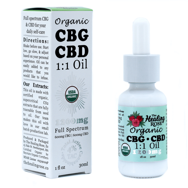 Organic CBG + CBD Oil