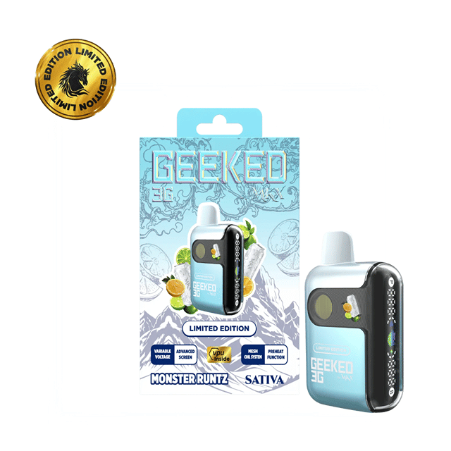 LIMITED EDITION Geeked Disposable 3g - Monster Runtz