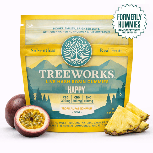 Happy | Live Hash Rosin Gummies