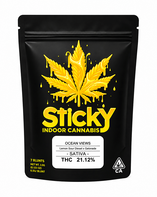 STICKY | 3.5G OCEAN VIEWS | 7PCK HEMP PRE ROLL