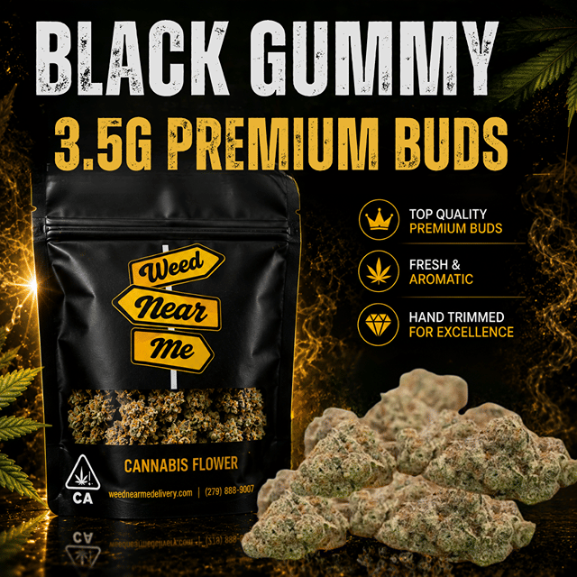 WeedNearMe 3.5G | Black Gummy