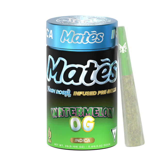 Mini Mates HR Infused Pre Rolls (5x.6g) - Watermelon OG