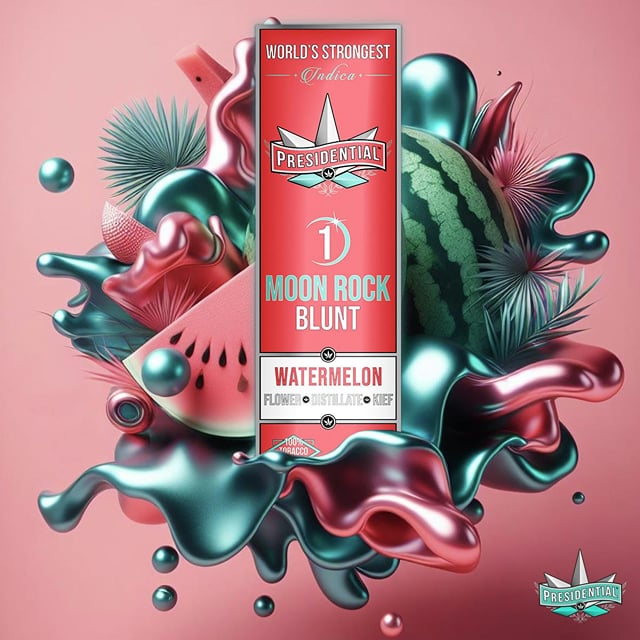 Watermelon | 1.5g Moonrock Infused Blunt
