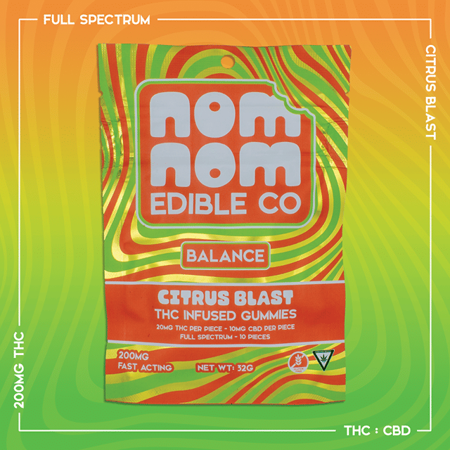 Gummies THC+CBD - Citrus Blast