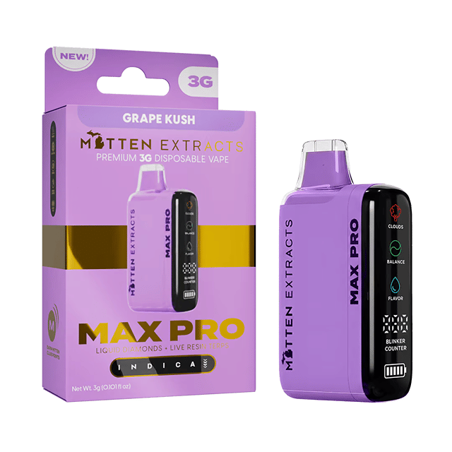 MAX Disposable 3g - Grape Kush