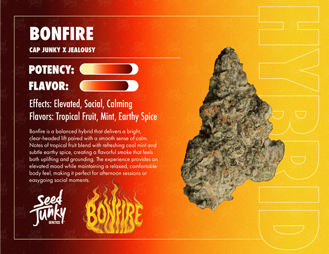 Seed Junky |1g Pre-Roll - Bonfire - Hybrid