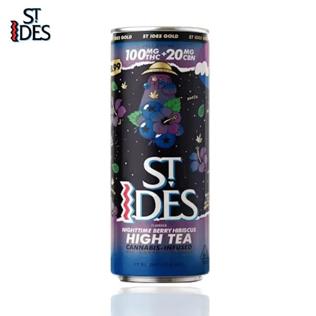 St. Ides - Nighttime Berry Hibiscus - High Tea - 100mg THC / 20mg CBN - Single